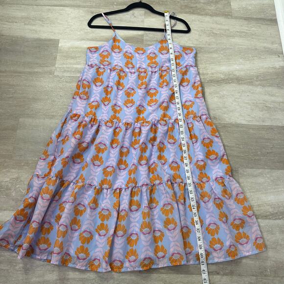 J. Marie The Violet Midi Dress Size Medium - Picture 8 of 8